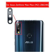 【✆New✆】 anlei3 2ชิ้นสำหรับ Asus Zenfone Max บวก M2 Zb634kl เลนส์กระจกกล้องถ่ายรูปหลังกระจกกล้องมองหลัง3เมตรอะไหล่ซ่อมกาว