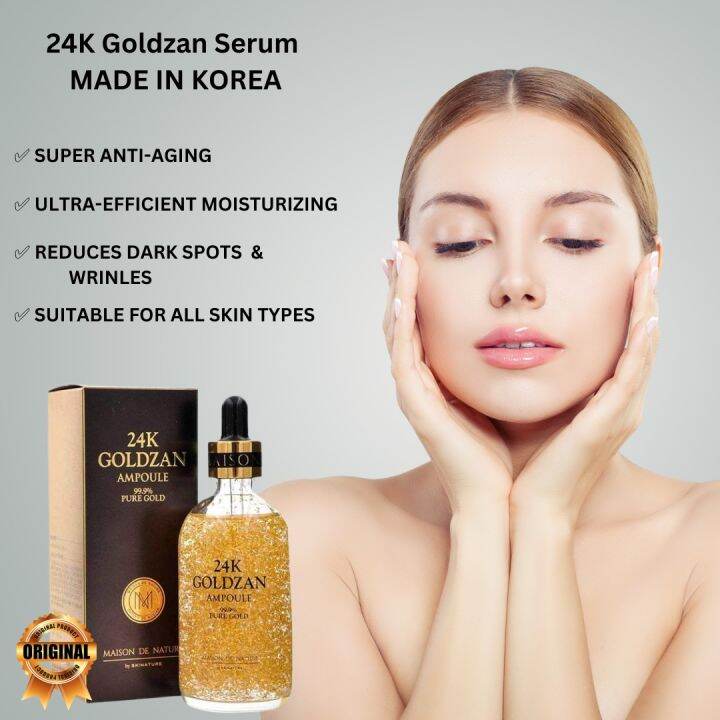 24K GOLDZAN Ampoule: Korea's Gold-Infused Secret to Radiant Skin and ...