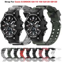 Dla G-SHOCK GA100 GA110 GA120 GA150 GA200 GA300 GD100 GD120 GD110 silikonowy pasek do zegarka Casio gshock Sport wodoodporna opaska na nadgarstek