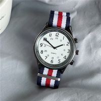 【Hot Sale】 ins super fire belt watch male and female junior high school student party fashion retro large dial