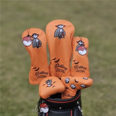 Bloodsucker Malbon Fisherman Golf Club Driver Fairway Woods Hybrid Putter and Mallet Putter Head Cover New Design for Golf Club Head Protection Cover