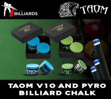 V10 Taom Chalk Pink Pyro Soft Chalk Blue Billiard Pool Chalk Green Snooker  Professional Durable Snooker & Billiard Accessories