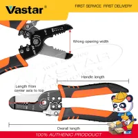 [Vastar Multi-functional Plier Electrician Wire Stripper Stripping Crimping Clamping Cutting Hand Tool,Vastar Multi-functional Plier Electrician Wire Stripper Stripping Crimping Clamping Cutting Hand Tool,]