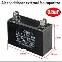 Special Offers C61 Air Conditioner External Fan Starting Capacitor 1.5/2/2.5/3/3.5/4/5/6/8Uf 450V Motor Capacitor 4 Insert Flameproof