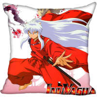 (ร้อน) ที่ดีที่สุด Inuyasha ปลอกหมอนแต่งงานตกแต่งปลอกหมอนของขวัญที่กำหนดเองสำหรับ (ด้านหนึ่ง) พิมพ์ปลอกหมอน