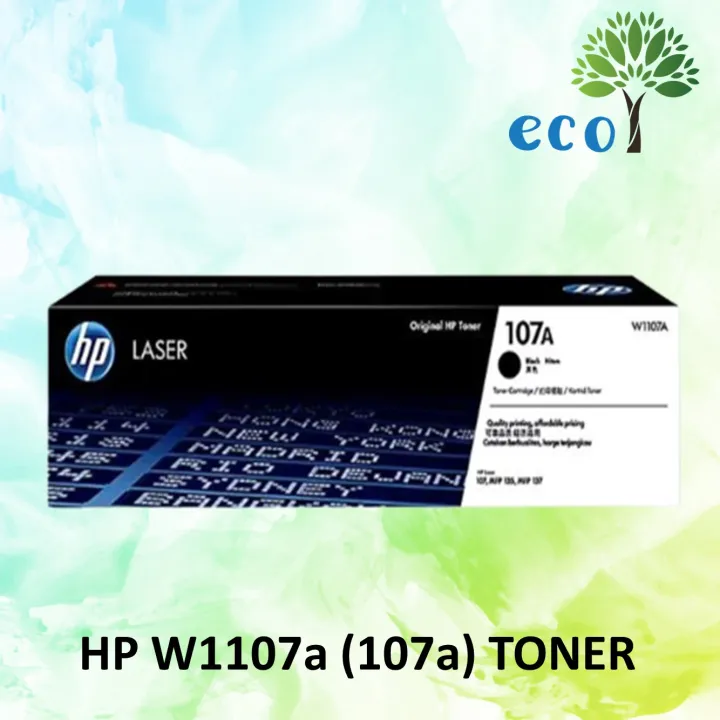 HP 107A Black Original LaserJet Toner Cartridge (W1107A) - Compatible ...