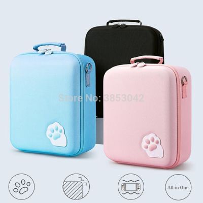 Carry Storage Bag for Nintendos Switch Console Multifunction Accessories Storage Cat Claw Handle Bag Nintendoswitch Cover Box