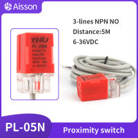 สวิตช์เซ็นเซอร์ความใกล้ชิดอุปนัย PL-05N การตรวจจับ5มม. NPN Out DC10-30V เปิดตามปกติ