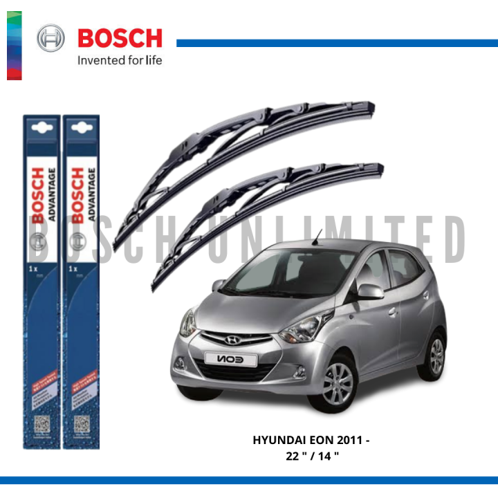 Bosch ADVANTAGE Wiper Blade Set for HYUNDAI EON 2011 Present (22 / 14