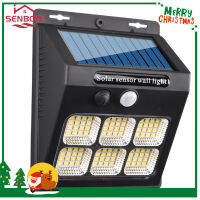 112led โคมไฟแบบพกพา Lampu Tenaga Surya ในตัวแบตเตอรี่ลิเธียมโคมไฟติดผนังมนุษย์เซ็นเซอร์ร่างกายสวนอัจฉริยะ