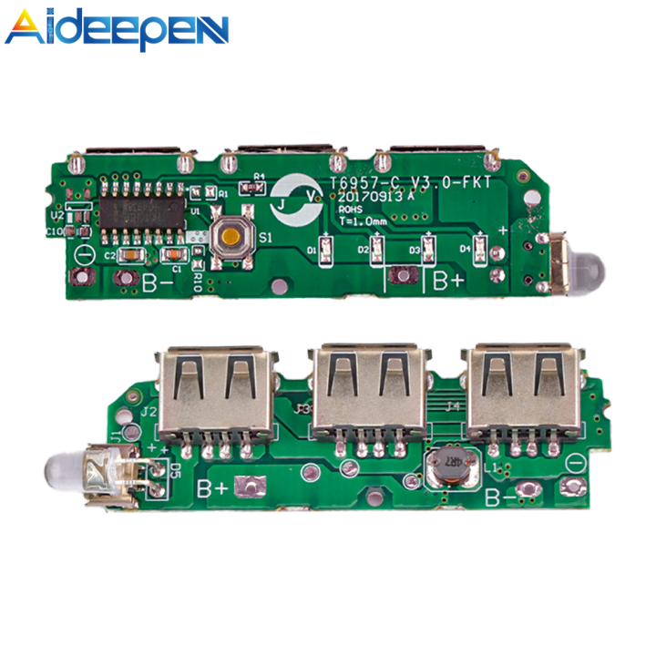 Aideepen 3U Power B-ank Motherboard Lithium Li-ion B-attery Charging ...