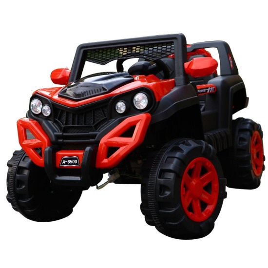 Ô tô xe điện địa hình a6500 đồ chơi vận động cho bé 2 chỗ 2 động cơ - ảnh sản phẩm 1