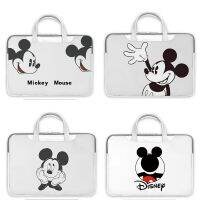 Disney Mickey Mouse Laptop Bag Case for Dell Lenovo Huawei Apple Huawei Matebook13 14 15.6 16 17in Cartoons PU Leather Handbag Cases Covers