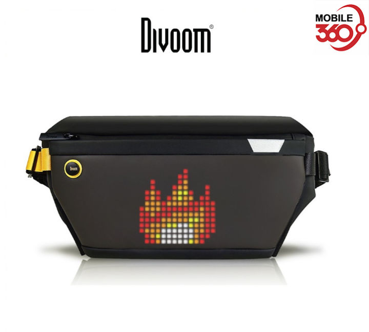Divoom Pixoo Sling Bag with Pixel Art Display