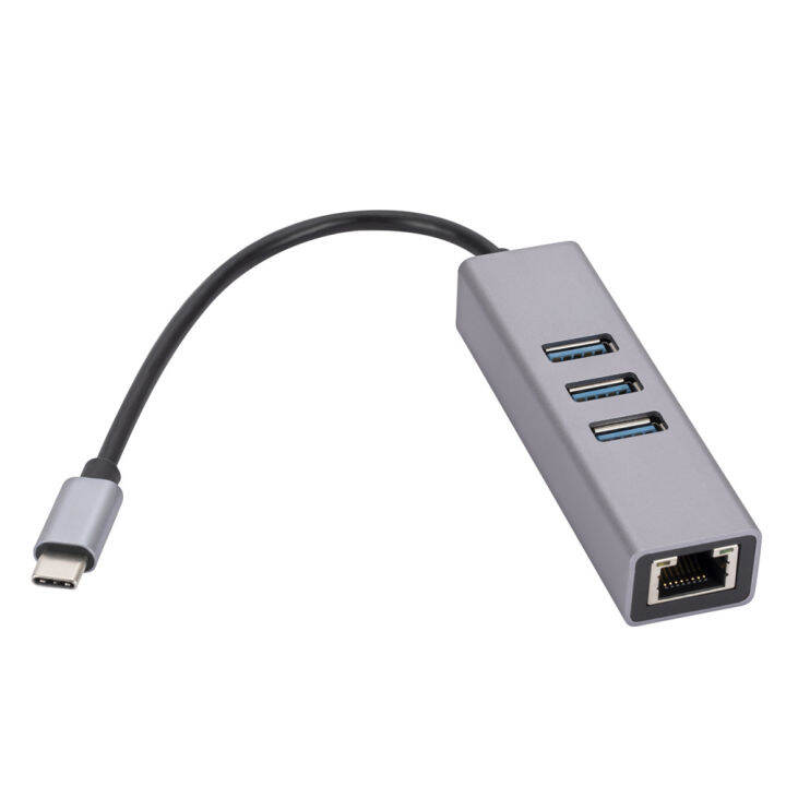 zp-usb3-0ไปยังพอร์ตเครือข่าย-rj45-usb-splitter-type-c-docking-station-การ์ดเครือข่าย-gigabit-3พอร์ต-usb3-0-hub