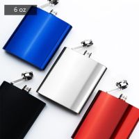 【CW】 4pcs 6 oz Hip Flask Flagon Whiskey Wine Pot Bottle Drinkware