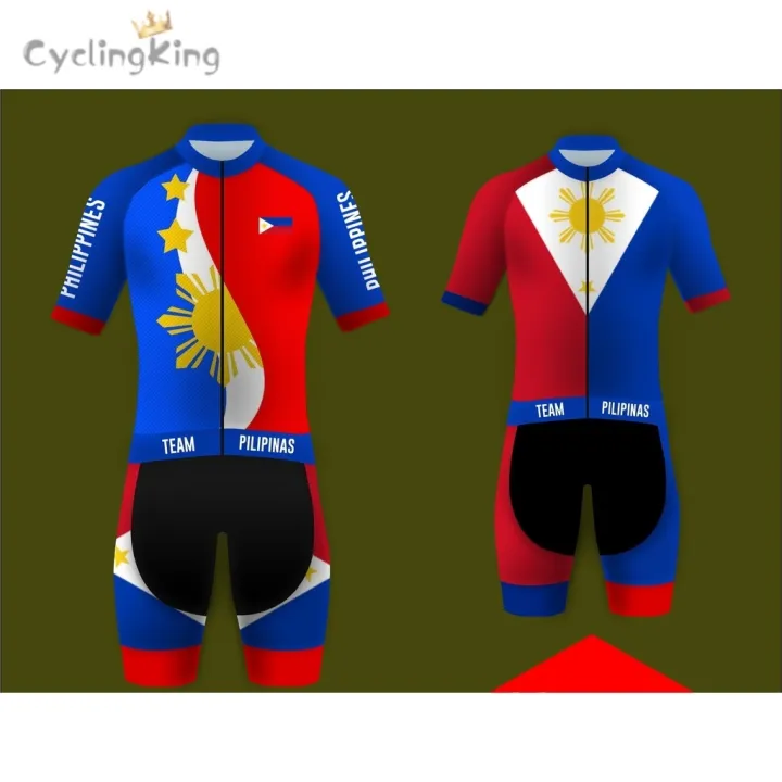 Powerband Sublimated Philippine Cycling Trisuit Jersey Skinsuit Set