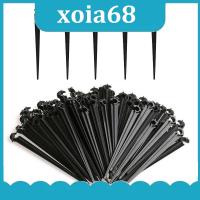 xoia68 Shop 1/4" Garden Hose Drip Irrigation Support Stakes C Shape 4/7mm Tube Pipe Fixed Holder Watering Dripper Sprinkler Bracket