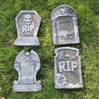 MA1MBB Halloween Foam Tombstone Ghost Festival Decor For Home 2022 Skull Headstone Haunted House Bar Set Terror Atmosphere Site Layout