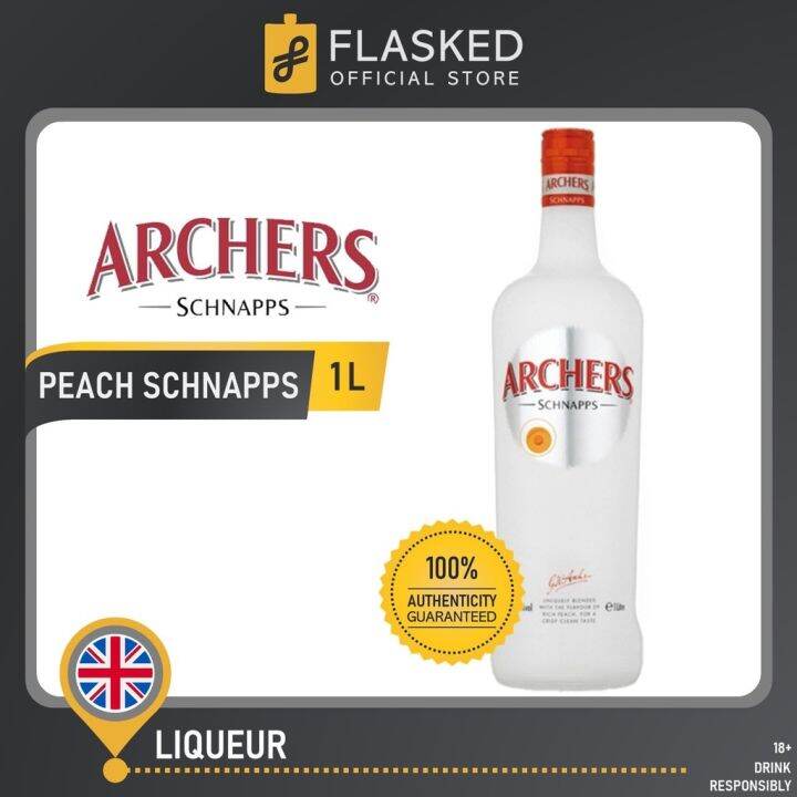 Archers Peach Schnapps Liqueur 1L Lazada PH