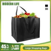 Large Capacity Shopping Bag Durable Female Tote Bag Non-Woven Fabric Eco Bag Reusable Pouch Travel Storage Handbag Organizer