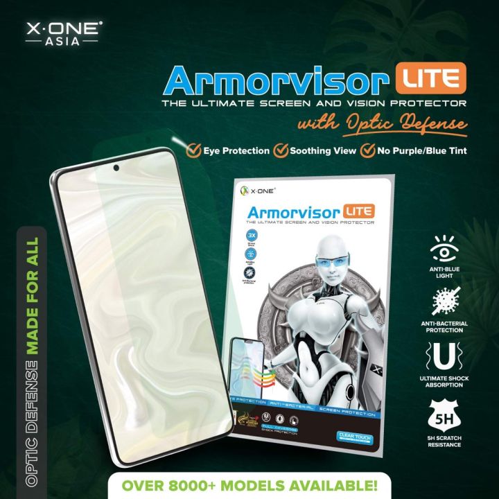 x-one-armorvisor-lite-anti-blue-light-screen-protector-hd-clear-matte-สำหรับรุ่นมากกว่า8000