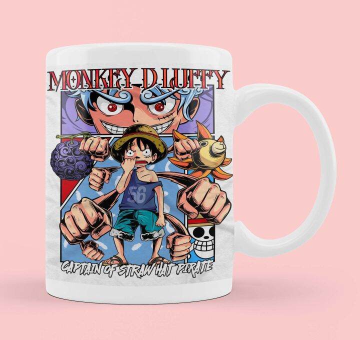 One Piece Anime Mug Luffy Magic Mug Captain Luffy S1 11oz Lazada PH