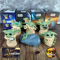 เบบี้ โยดา star wars mandalorian yoda baby model ฟิกเกอร์ ตั้งโชว์ น่ารัก มี6แบบ สูง 5.5 cm.