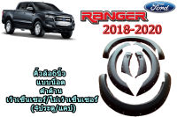 คิ้วล้อ6นิ้ว/ซุ้มล้อ6นิ้ว Ford Ranger 2018 2019 2020 แบบน็อต ดำด้าน (แคป/4ประตู) (เว้าเซ็นเซอร์/ไม่เว้าเซ็นเซอร์) (โปรดแจ้งในแชทด้วยนะคะ) / ฟอร์ด เรนเจอร์