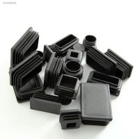 ☽ Square Plastic Black Blanking End Cap Tubing Pipe Insert Plug Bung Black/White Insert For Chair Leg Pipe 15mm 100mm furniture