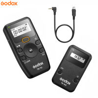 Godox TR Series 2.4G รีโมทคอนโทรลไร้สายชัตเตอร์กล้องรีโมท (Tramsmitter &amp; Receiver) 6การตั้งค่าตัวจับเวลา32ช่องสัญญาณควบคุมระยะทาง100เมตรพร้อมด้วยการแทนที่สายชัตเตอร์ TR-OP12สำหรับ Olympus E-600/E-520/E-420/E-30/E-M5/E-P3/SP-570UZ/A900/A560