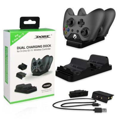 【Hot-Selling】 Unique Shop Jashore ชุดชาร์จ Dobe สำหรับ X Box Xbox หนึ่ง S X คอนโทรลเลอร์สำรองควบคุมที่ชาร์จแผ่นเกมชาร์จไฟและชุดชาร์จ