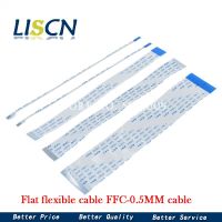 10PCS Flat flexible cable FFC FPC LCD cable AWM 20624 80C 60V VW-1 FFC-0.5MM Wires  Leads Adapters