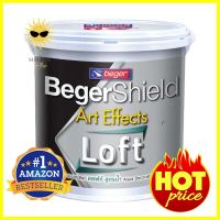 ชุดสีเท็กเจอร์ BEGER SHIELD ART EFFECTS LOFT 103 1 แกลลอน (3.8 ลิตร)DECORATIVE CEMENT SET BEGER SHIELD ART EFFECT LOFT 103 1GAL **คุณภาพดี**