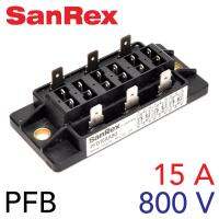 SanRex ไทริสเตอร์ โมดูล Thyristor/SCR Power Module 15A 800V (PFB15AA80)