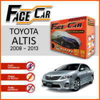 ผ้าคลุมรถ ส่งฟรี TOYOTA ALTIS 2008-2013 ตรงรุ่น กล่อง FACE CAR ผ้า HISORON อย่างดีหนาพิเศษ ป้องกันแดด ป้องกันฝน ป้องกันฝุ่น