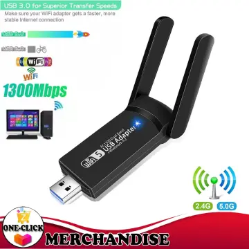 USB WiFi Adapter, 1300Mbps Dual Band 2.4/5Ghz Wireless Network