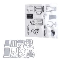Stamps and Dies for Card Making DIY Scrapbooking Arts Crafts Stamping Stamps Arts Supplies Metal Cutting Dies (5490)