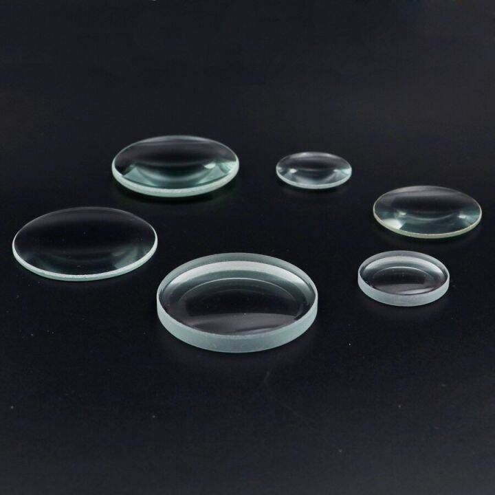 1pc 30mm 40mm 50mm 75mm Glass Double Convex Double Concave Lens Focal ...