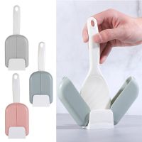 Household Dust Cover to Play Rice Spoon Creative With Cover Automatic Opening and Closing Can be Vertical Rice Spoon Rack Cooking Utensils