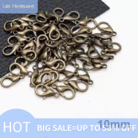 Lilei 50pcs ผลการค้นหาเครื่องประดับโลหะผสม lobster clasp hooks สำหรับสร้อยคอและสร้อยข้อมือ