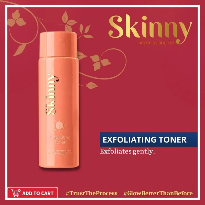 Skinny Exfoliating Toner ® Controls Oil, Targets Whiteheads, Best for