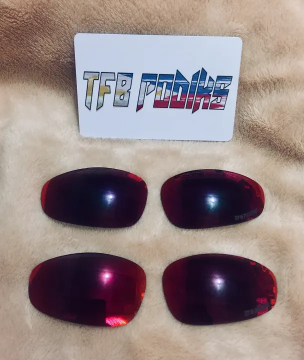 TFB PODIKS BLOOD RED vs. DEEP RED LENS for JULIET Frame Lazada PH