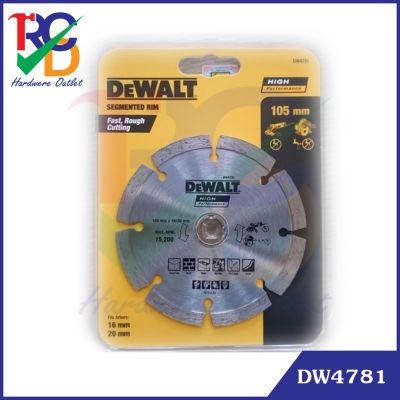 DEWALT DW4781 ใบตัดเพชร 4 นิ้ว