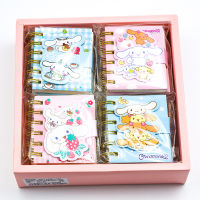 16Pcs Sanrio Magnetic Buckle Coil Book การ์ตูนน่ารัก Mini Hand Ledger โน้ตบุ๊คของขวัญรางวัลเครื่องเขียนขายส่ง