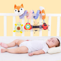 Baby Toys 0-12 Months Plush Rattle Crib Spiral Hanging Mobile Infant Newborn Stroller Bell Graphic Cognition Toys For Toddlers