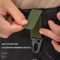 Donglin Multifunction แขวน bucklenylon webbing เข็มขัดหัวเข็มขัดสามเหลี่ยมกลางแจ้ง climbingcamping เครื่องมือ crafts
