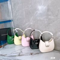 alexanderwangˉCrystal Letter Armpit Bag Womens Handbag Fashion Shoulder Crossbody Bag Chain Bag