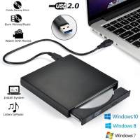 เครื่องอ่านไดรฟ์ CD DVD USB เครื่องอ่าน DVD CD RW ภายนอก Burner Burner Combo ไดรฟ์สำหรับ Windows 98/8/10 แล็ปท็อปพีซี