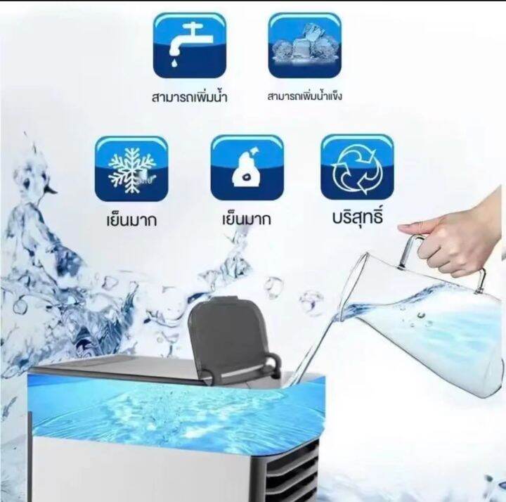 arctic-air-cooler-air-mini-เครื่องทำความเย็นมินิ-usb-แอร์พกพา-แอร์ตั้งโต๊ะขนาดเล็ก-พัดลมไอเย็น-cool